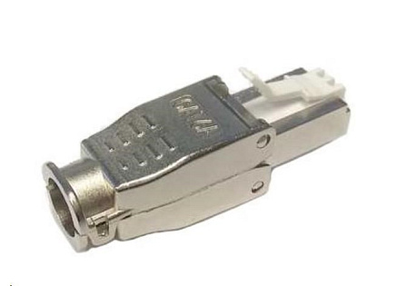 Konektor STP RJ45 (8p8c), Cat6A, samořezný, drát Konektor STP RJ45 (8p8c), Cat6A, samořezný, drát