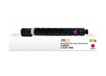 OWA Armor toner pro CANON  iR ADVANCE C33xx, 19000 stran, C-EXV49 M, červený/magenta