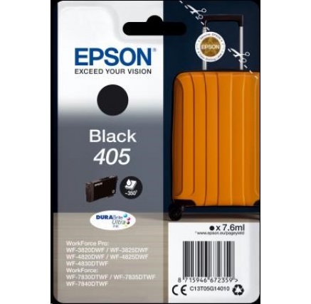 EPSON ink Singlepack Black 405 Durabrite Ultra EPSON ink Singlepack Black 405 Durabrite Ultra