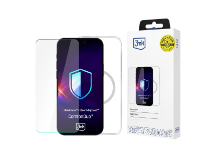 3mk kryt+tvrzené sklo ComfortDuo Clear Magcase pro Apple iPhone 16E