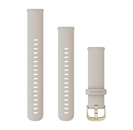 Garmin řemínek Quick Release (18 mm) Light sand, přezka light gold