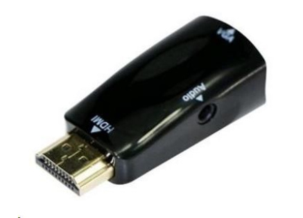 GEMBIRD Redukce HDMI - VGA+Audio (M/F, černá) GEMBIRD Redukce HDMI - VGA+Audio (M/F, černá)