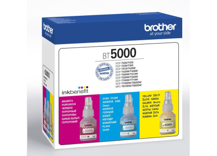 BROTHER INK BT-5000CLVAL cyan+magenta+yellow T3xx T4xx T5xx T7xx T9xx - cca 5000 - INKTANK BROTHER INK BT-5000CLVAL cyan+magenta+yellow T3xx T4xx T5xx T7xx T9xx - cca 5000 - INKTANK