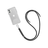 WG - Crossbody lace strap / transparent / black