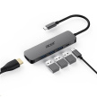 Acer 5IN1 Type- C dongle,HDMI,USB3.0,USB-C,100W PD,Dark Silver