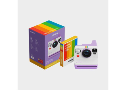 Polaroid Now Gen 3 Purple bundle with Color Film (8 photos)