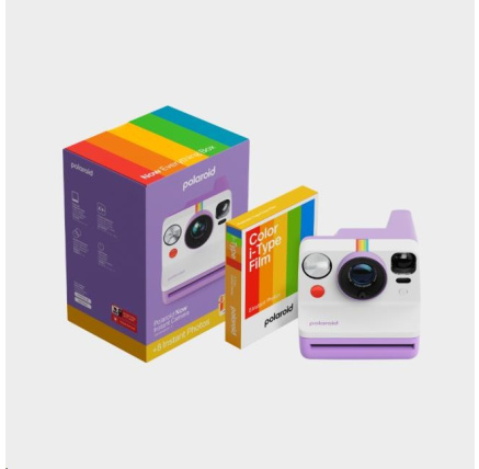 Polaroid Now Gen 3 Purple bundle with Color Film (8 photos)