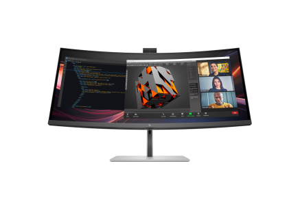 HP LCD 734pm 34 Curved 3440x1440,IPS,2000:1,400nits,5ms,HDMI 2.0,DP1.4,USB3-C,5xUSB-A,4x3W spkr,Cam,RJ-45,TB4-100W,5/5/5