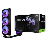 ASROCK Vodní chladič Pro 360 ARGB, 3x120mm, LGA1851, AM5, černá