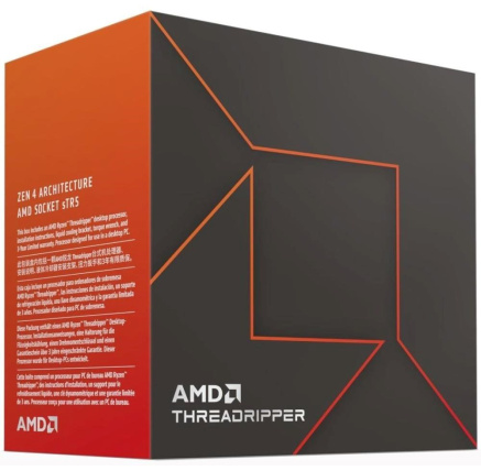CPU AMD Ryzen Threadripper 7980X (64C/128T, Až 5.1GHz, 324MB Cache, 350W, sTR5) Box