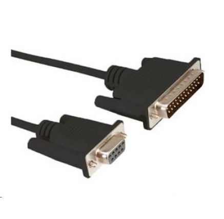 Kabel seriový (RS232) k pokladním tiskárnám FD9-MD25, 1,5m Kabel seriový (RS232) k pokladním tiskárnám FD9-MD25, 1,5m
