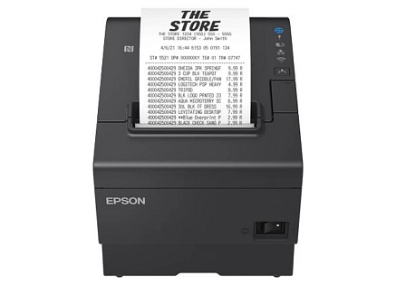 Epson TM-T88VII, USB, USB Host, RS232, Ethernet, ePOS, black