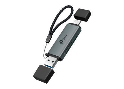TP-Link UA430D čtečka karet (1xUSB-C3.2Gen1,1xUSB-A3.2Gen1,1xmicroSD,1xSD)
