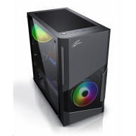 EVOLVEO M5, case mATX, průhledná bočnice, černá