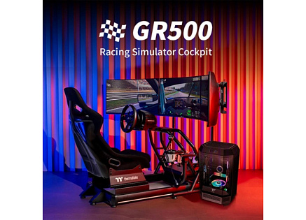 THERMALTAKE Závodní kokpit GR500 Racing Simulator Cockpit, Černá