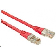Solarix Patch kabel CAT5E UTP PVC 1m červený non-snag-proof C5E-155RD-1MB