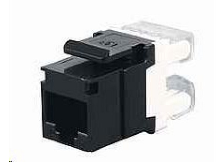 Solarix Zařezávací keystone CAT5E UTP RJ45 černý SXKJ-5E-UTP-BK
