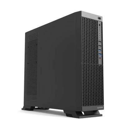 1stCOOL skříň COMPACT 2, Micro Tower, AU, USB 3.0, 1x 60mm Fan, černá