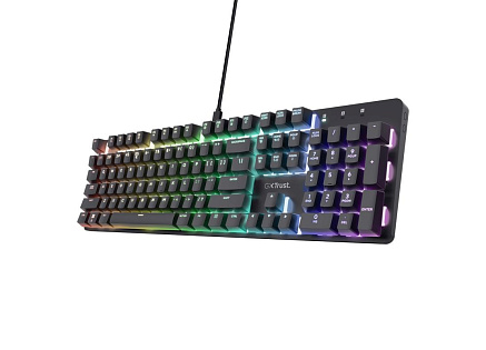 TRUST Herní klávesnice GXT 871 ZORA, Mechanická, CZ/SK
