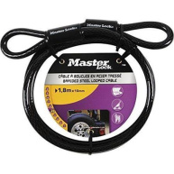 Master Lock Ohebné ocelové lanko  78EURD - 180cm x 1cm