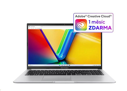 ASUS NTB Vivobook 15 (M1502NAQ-BQ112Z), Ryzen 5 150, 15.6" 1920 x 1080, 8GB, 512GB SSD, Radeon, No OS, Silver, bez adapt ASUS NTB Vivobook 15 (M1502NAQ-BQ112Z), Ryzen 5 150, 15.6" 1920 x 1080, 8GB, 512GB SSD, Radeon, No OS, Silver, bez adapt