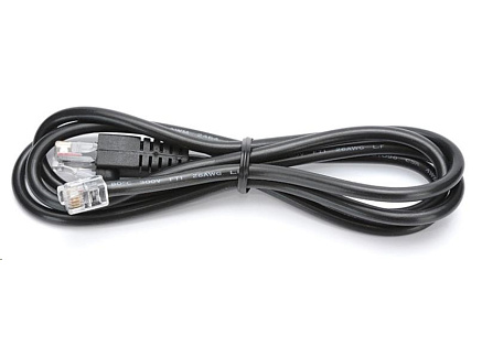 Virtuos kabel 10P10C-4P4C-12V pro pokladní zásuvky,černý