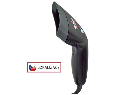 Virtuos CCD čtečka HT-10, USB (klávesnice/RS232 emulace), černá