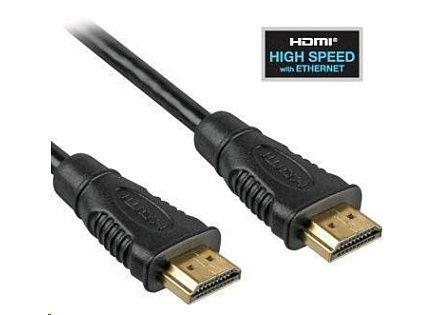 PREMIUMCORD Kabel HDMI 5m High Speed + Ethernet (v1.4), zlacené konektory