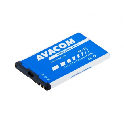 AVACOM baterie do mobilu Nokia 5230, 5800, X6 Li-Ion 3,7V 1320mAh (náhrada BL-5J) AVACOM baterie do mobilu Nokia 5230, 5800, X6 Li-Ion 3,7V 1320mAh (náhrada BL-5J)