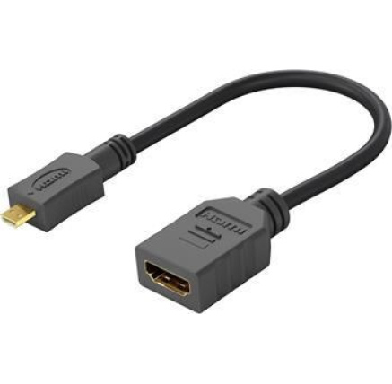PremiumCord Flexi adaptér HDMI Typ A samice - micro HDMI Typ D samec pro ohebné zapojení PremiumCord Flexi adaptér HDMI Typ A samice - micro HDMI Typ D samec pro ohebné zapojení