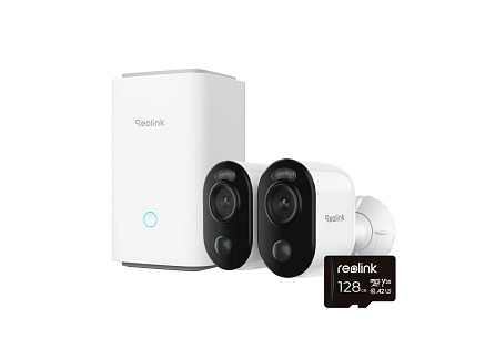 REOLINK Home Hub, 2x Argus Series B310 + 128GB microSD karta REOLINK Home Hub, 2x Argus Series B310 + 128GB microSD karta