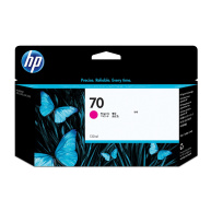 HP 70 Magenta DJ Ink Cart, 130 ml, C9453A