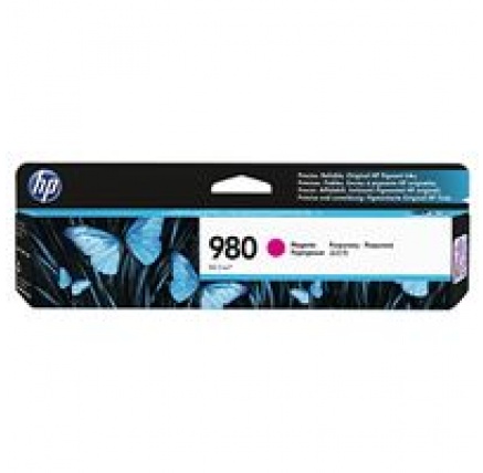 HP 980 Magenta Ink Cart, D8J08A (6,600 pages)