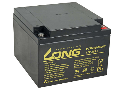 LONG baterie 12V 26Ah M5 DeepCycle (WP26-12NE)