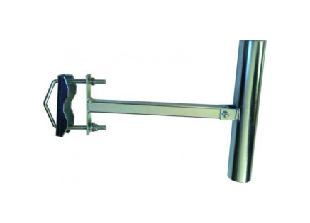 Držák antény na stožár nebo zeď, polohovatelný, galvanický zinek, délka 25cm Držák antény na stožár nebo zeď, polohovatelný, galvanický zinek, délka 25cm