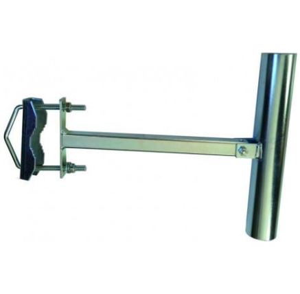 Držák antény na stožár nebo zeď, polohovatelný, galvanický zinek, délka 25cm