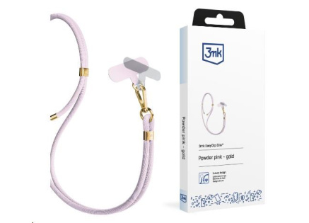 3mk EasyClip Elite Powder Pink (gold)