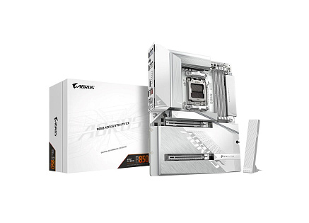 GIGABYTE MB Sc AM5 B850 AORUS STEALTH ICE, AMD B850, 4xDDR5, 1xHDMI