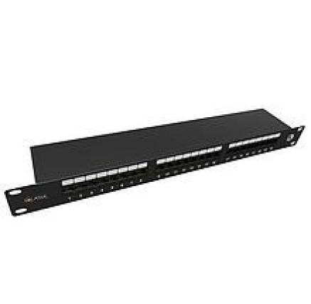 Solarix Patch panel Solarix 24 x RJ45 CAT5E STP 1U SX24-5E-STP-BK-N Solarix Patch panel Solarix 24 x RJ45 CAT5E STP 1U SX24-5E-STP-BK-N