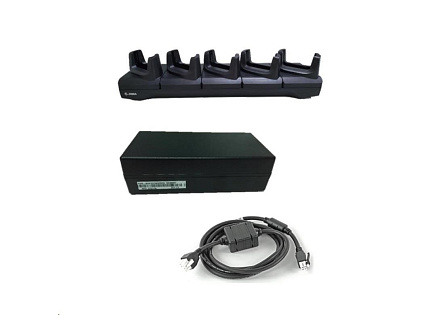 Zebra charging-/communication station, Ethernet, 5 slots