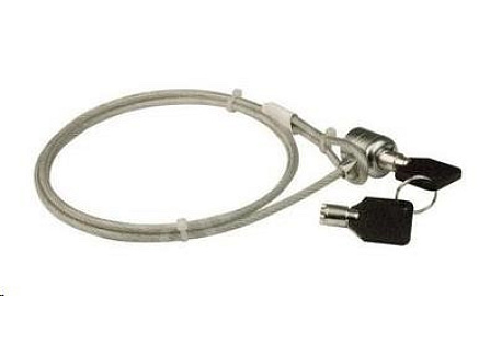 PREMIUMCORD Bezpečnostní zámek na NTB 1,8m Kensington Lock (na klíč, ocelové lanko)