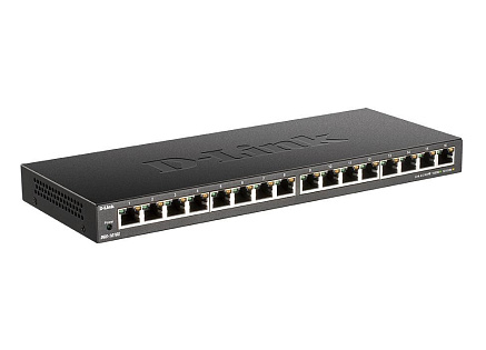 D-Link DGS-1016S 16-port Gigabit Ethernet Switch, fanless