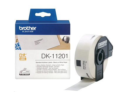 BROTHER DK-11201 Adresní štítky standard (400 ks) 29 mm x 90 mm