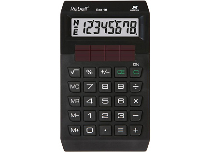 REBELL kalkulačka - RE-ECO 10 BX REBELL kalkulačka - RE-ECO 10 BX