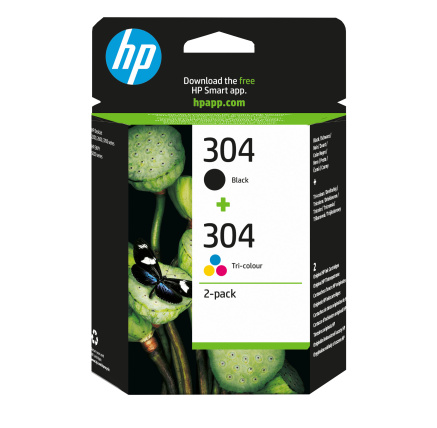HP 304 Ink Cartridge Combo 2-Pack (120 / 100 pages) HP 304 Ink Cartridge Combo 2-Pack (120 / 100 pages)