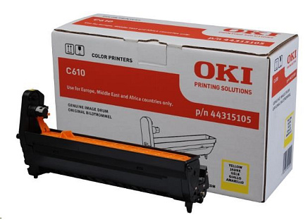 Oki Obraz. válec pro žlutý toner do C610 (20 000 stránek) Oki Obraz. válec pro žlutý toner do C610 (20 000 stránek)