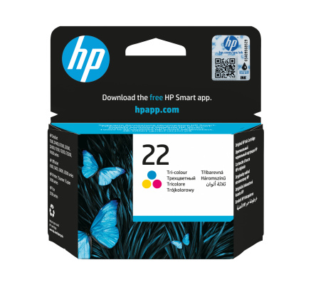 HP 22 Tri-color Ink Cart, 5 ml, C9352AE (165 pages) HP 22 Tri-color Ink Cart, 5 ml, C9352AE (165 pages)