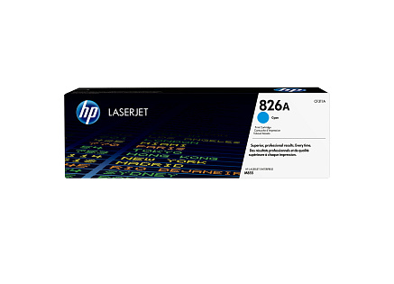 HP 826A Cyan LJ Toner Cart, CF311A (31,500 pages) HP 826A Cyan LJ Toner Cart, CF311A (31,500 pages)