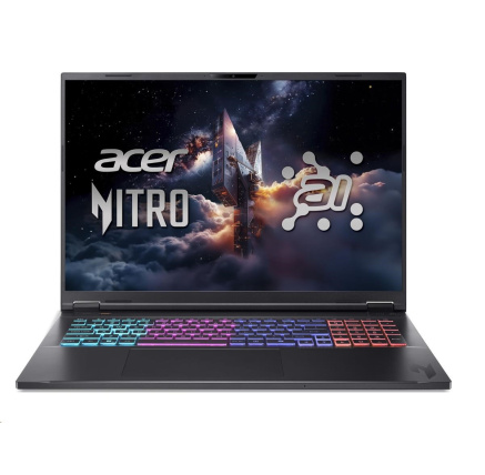 ACER NTB Nitro 18 AI (AN18-61-R3GE),R9 AI 365,18"WQXGA,32GB,1TB SSD,RTX 5070Ti,W11H,Black