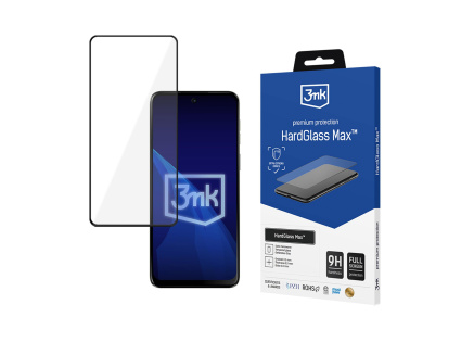 3mk tvrzené sklo HardGlass Max Black pro Motorola Moto G55 5G